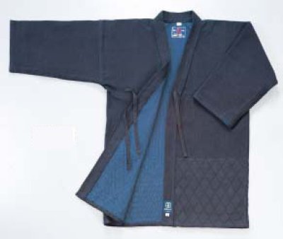 画像1: 《九櫻》剣道衣　特上総手刺正藍二重