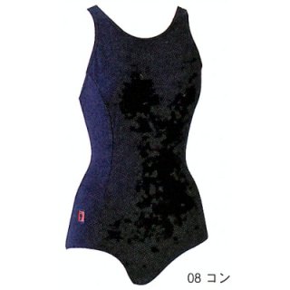 フットマーク》ツーウェイ水着（白パイピング） - スポーツ用品